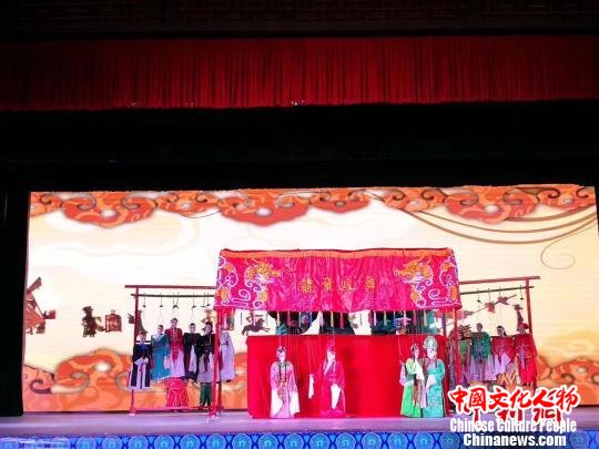 图为丽水松阳木偶戏表演(图文无关)。主办方提供