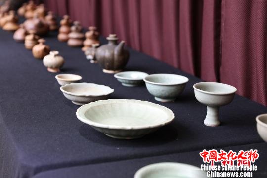 38件造型丰富、质量精美的陶瓷器将永久珍藏于湖南省博物馆。湖南省博物馆供图